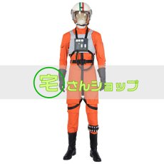 画像1: 【ヘルメット無し】 スター・ウォーズ  Star Wars：スコードロン  エースパイロット　風　コスチューム　靴付き　コスプレ衣装 　コスプレ靴　 バラ売り可 (1)