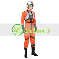 画像2: 【ヘルメット無し】 スター・ウォーズ  Star Wars：スコードロン  エースパイロット　風　コスチューム　靴付き　コスプレ衣装 　コスプレ靴　 バラ売り可 (2)