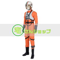 画像3: 【ヘルメット無し】 スター・ウォーズ  Star Wars：スコードロン  エースパイロット　風　コスチューム　靴付き　コスプレ衣装 　コスプレ靴　 バラ売り可 (3)