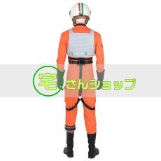 画像4: 【ヘルメット無し】 スター・ウォーズ  Star Wars：スコードロン  エースパイロット　風　コスチューム　靴付き　コスプレ衣装 　コスプレ靴　 バラ売り可 (4)