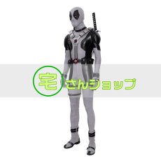 画像3: 【武器無し】デッドプール  Xフォース Deadpool  X-FORCE ウェイド ウィルソン  風   コスプレ衣装 コスプレ靴  ブーツ付き  バラ売り可 (3)