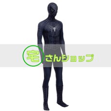 画像2: 映画  Spider-Man 3　スパイダーマン  ブラック スパイダーマン  ピーターパーカー   コスチューム　コスプレ衣装  コスプレ靴　ブーツ付き　バラ売り可 (2)