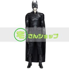 画像1: バットマン ブルース・ウェイン  Batman 風  コスプレ衣装  コスプレ靴 ブーツ付き マスク付き コスチューム オーダーメイド バラ売り可 (1)