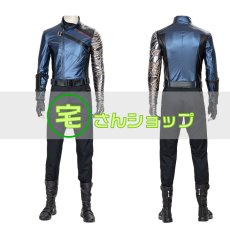 画像1: ファルコン&ウィンター・ソルジャー   Winter Soldier  バッキー・バーンズ 風   2020ドラマ　コスチューム  コスプレ衣装 コスプレ靴  ブーツ付き  バラ売り可 (1)