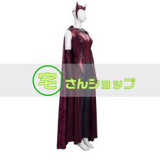 画像2: ワンダ   風  ワンダヴィジョン  WandaVision 　2021ドラマ　コスチューム  コスプレ衣装  コスプレ靴 ブーツ付き バラ売り可 (2)