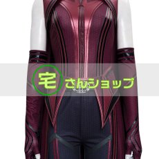 画像6: ワンダ   風  ワンダヴィジョン  WandaVision 　2021ドラマ　コスチューム  コスプレ衣装  コスプレ靴 ブーツ付き バラ売り可 (6)