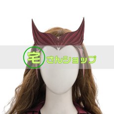 画像6: ワンダ   風  ワンダヴィジョン  WandaVision 　2021ドラマ　コスチューム  コスプレ衣装  コスプレ靴 ブーツ付き バラ売り可 (6)