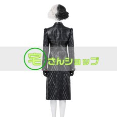 画像2: 2021映画 クルエラ  風  コスチューム　コスプレ衣装 コスプレウィッグ かつら wig  バラ売り可 (2)