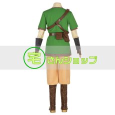 画像3: ゼルダの伝説 スカイウォードソード リンク   風   コスプレ衣装 コスプレ靴  ブーツ付き  バラ売り可 (3)