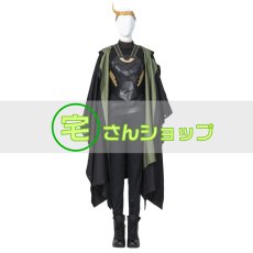 画像1: ロキ Loki 風 2021ドラマ レディロキ シルヴィ 風  コスチューム　コスプレ衣装 コスプレ靴  ブーツ付き  バラ売り可 オーダーメイド (1)