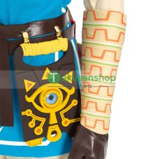 画像10: ゼルダの伝説 ブレス オブ ザ ワイルド 2 リンク  英傑服  風   コスプレ衣装 コスチューム コスプレ靴  ブーツ付き  バラ売り可 (10)