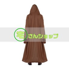 画像4: スター・ウォーズ Star Wars オビ＝ワン・ケノービ ジェダイ マスター 風 コスチューム  コスプレ衣装  コスプレ靴 ブーツ付き オーダーメイド バラ売り可 (4)