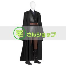 画像2: スター・ウォーズ Star Wars アナキンス カイウォーカー ダース・ヴェイダー  風 コスチューム  コスプレ衣装  コスプレ靴 ブーツ付き オーダーメイド バラ売り可 (2)