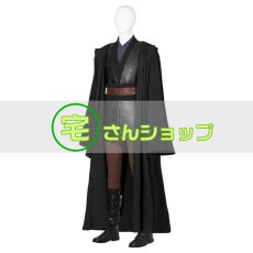 画像3: スター・ウォーズ Star Wars アナキンス カイウォーカー ダース・ヴェイダー  風 コスチューム  コスプレ衣装  コスプレ靴 ブーツ付き オーダーメイド バラ売り可 (3)