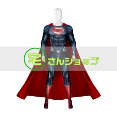 画像1: スーパーマン マン・オブ・スティール Superman クラーク・ケント  風 コスチューム  コスプレ衣装 オーダーメイド バラ売り可 (1)