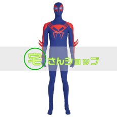画像1: スパイダーマン:アクロス・ザ・スパイダーバース 2  スパイダーマン2099 風  コスチューム　コスプレ衣装 バラ売り可 (1)