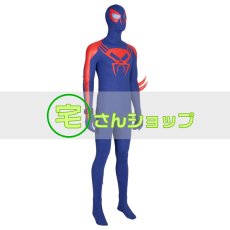 画像2: スパイダーマン:アクロス・ザ・スパイダーバース 2  スパイダーマン2099 風  コスチューム　コスプレ衣装 バラ売り可 (2)