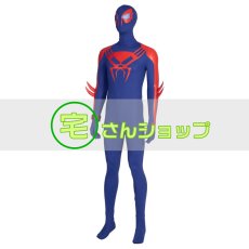 画像3: スパイダーマン:アクロス・ザ・スパイダーバース 2  スパイダーマン2099 風  コスチューム　コスプレ衣装 バラ売り可 (3)