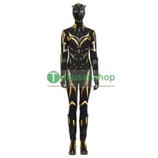 画像1: ブラックパンサー2 シュリ Shuri スーツ 風  コスチューム コスプレ衣装 コスプレ靴 バラ売り可 オーダーメイド (1)