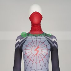 画像4: Spider Man スパイダーマン スパイダー・ソサエティ Silk  シルク シンディ・ムーン 風  コスチューム　コスプレ衣装 (4)