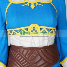 画像8: ゼルダの伝説 ブレス オブ ザ ワイルド 2  ゼルダ姫  英傑服  風   コスプレ衣装 コスチューム コスプレ靴  ブーツ付き  バラ売り可 (8)