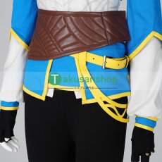 画像9: ゼルダの伝説 ブレス オブ ザ ワイルド 2  ゼルダ姫  英傑服  風   コスプレ衣装 コスチューム コスプレ靴  ブーツ付き  バラ売り可 (9)