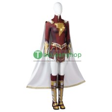 画像2: シャザム2 神々の怒り Shazam! メアリー 風  コスチューム コスプレ衣装 コスプレ靴 バラ売り可 オーダーメイド (2)