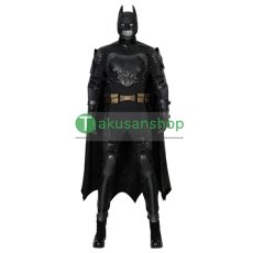 画像1: 2023映画 THE FLASH ザ・フラッシュ Batman バットマン ブルース・ウェイン 風   コスチューム コスプレ衣装  コスプレ靴 バラ売り可 オーダーメイド (1)