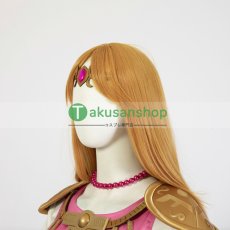 画像9: ゼルダの伝説 神々のトライフォース ゼルダ姫  風   コスプレ衣装 コスチューム コスプレ靴  ウィッグ  バラ売り可 オーダーメイド (9)