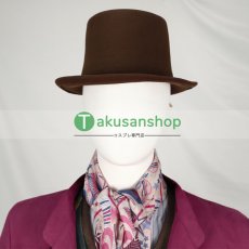 画像12: ウォンカとチョコレート工場のはじまり  Willy Wonka ウィリー・ウォンカ  風  コスチューム コスプレ衣装 コスプレ靴 バラ売り可 オーダーメイド (12)