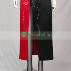 画像7: バイオ4リメイク バイオハザード RE:4  Resident Evil チャイナドレス   エイダ・ウォン ADA Wong 風  コスプレ衣装  コスチューム  オーダーメイド  バラ売り可 (7)