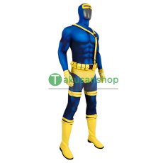 画像2: X-MEN 97 サイクロップス スコット・サマーズ Cyclops  風 コスチューム コスプレ衣装 コスプレ靴 バラ売り可 オーダーメイド (2)