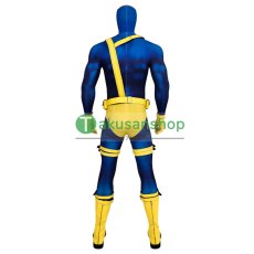 画像4: X-MEN 97 サイクロップス スコット・サマーズ Cyclops  風 コスチューム コスプレ衣装 コスプレ靴 バラ売り可 オーダーメイド (4)