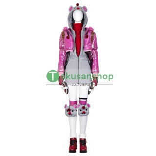 女超人英雄シリーズ ピンク レオタード コスプレ衣装+マント 風 女超人英雄シリーズ ピンク レオタード コスプレ衣装+マント 風