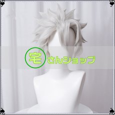 画像2: 鬼滅の刃 不死川実弥  風   コスプレウィッグ かつら cosplay wig 耐熱ウィッグ  専用ネット付   (2)