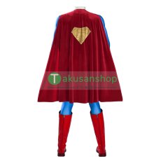 画像4: スーパーマン  Superman クラーク・ケント 風  コスチューム コスプレ衣装 コスプレ靴 ブーツ付き オーダーメイド バラ売り可 (4)