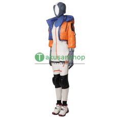 画像3: Apex Legends エーペックスレジェンズ  ワットソン Wattson 風  コスチューム コスプレ衣装 コスプレ靴 バラ売り可 オーダーメイド (3)