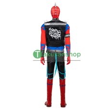 画像4: スパイダーバース2 スパイダーマン:アクロス・ザ・スパイダーバース 2 ホビー・ブラウン スパイダーパンク 風  コスチューム コスプレ衣装 コスプレ靴 バラ売り可 オーダーメイド (4)