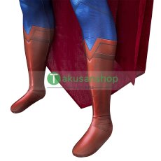 画像14: スーサイド・スクワッド キル・ザ・ジャスティス・リーグ Superman  スーパーマン  風 コスチューム コスプレ衣装 (14)