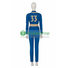 画像6: ドラマ フォールアウト Fallout  ルーシー Lucy  風  コスチューム コスプレ衣装 コスプレ靴 バラ売り可 オーダーメイド (6)