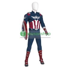 画像2: キャプテン・アメリカ：ブレイブ・ニュー・ワールド サム・ウィルソン コスプレ衣装 コスチューム オーダーメイド バラ売り可 (2)