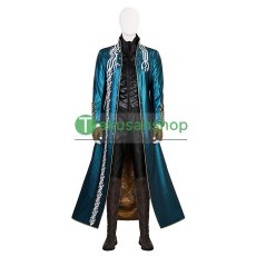 画像1: デビルメイクライ  デビクラ Devil may cry バージル  VERGIL  ヴァージル 風 コスチューム コスプレ衣装  コスプレ靴  オーダーメイド (1)