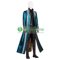 画像2: デビルメイクライ  デビクラ Devil may cry バージル  VERGIL  ヴァージル 風 コスチューム コスプレ衣装  コスプレ靴  オーダーメイド (2)
