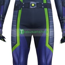 画像10: スパイダーマン 2 Spider-Man 2  パープル・ドミニオン・スーツ マイルス・モラレス マイルズ  風  コスチューム コスプレ衣装 (10)