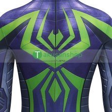 画像22: スパイダーマン 2 Spider-Man 2  パープル・ドミニオン・スーツ マイルス・モラレス マイルズ  風  コスチューム コスプレ衣装 (22)
