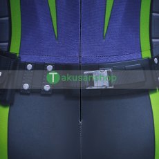 画像24: スパイダーマン 2 Spider-Man 2  パープル・ドミニオン・スーツ マイルス・モラレス マイルズ  風  コスチューム コスプレ衣装 (24)