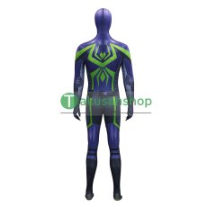 画像4: スパイダーマン 2 Spider-Man 2  パープル・ドミニオン・スーツ マイルス・モラレス マイルズ  風  コスチューム コスプレ衣装 (4)
