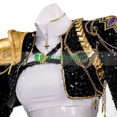 画像9: KPOPガールズ! デーモン・ハンターズ  ルミ  風 コスチューム コスプレ衣装  オーダーメイド (9)