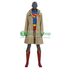 画像31: Superman 2025映画 スーパーマン：レガシー スーパーガール Supergirl  風 コスチューム コスプレ衣装 コスプレ靴 ブーツ付き オーダーメイド (31)