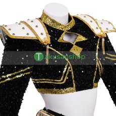 画像6: KPOPガールズ! デーモン・ハンターズ  ゾーイ Zoey 風 コスチューム コスプレ衣装  オーダーメイド (6)